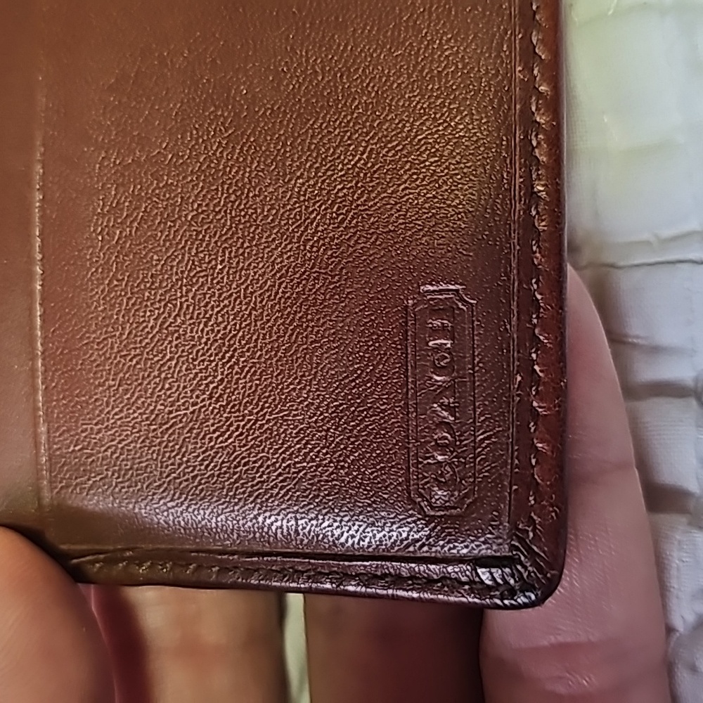 Coach Signature Leather Wallet - Picture 11 of 17